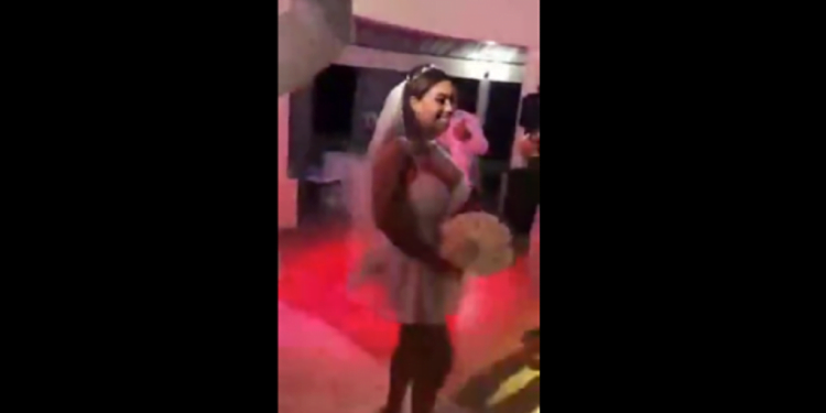 პატარძალი ქორწილის დღეს ისე მივიდა ჩაცმული, სიძეს მის დანახვაზე ლამის გული წაუვიდა (VIDEO)