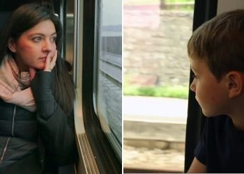 მატარებელში ბავშვი მამას ძალიან ბევრ კითხავს უსავამდა და ძალიან ხმამაღლა ლაპარაკობდა.. ერთი ქალი ამაზე გაბრაზდა და კაცს უთხრა, რომ მისი შვილი გონებაჩამორჩენილი იყო და დაეწყნარებინა.. ამაზე მამამ ისეთი რამ უპასუხა მთელი ვაგონი ატირდა..