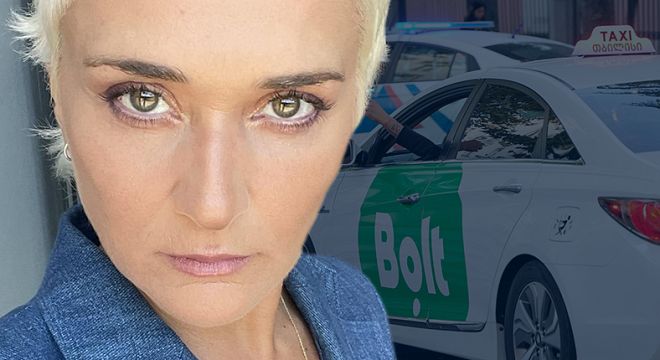 “მოვიდა ტაქსი… ჩავჯექით… წავედით… მძღოლს წარბიც არ შეუხრია ისე გააჩერა მანქანა… სასაცილოა თუ სატირალი ვერ ვხვდები”