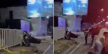 საშინელი ავარია ბათუმში: მანქანა რკინის მოაჯირს შეასკდა, არის მსხვერპლი! უმძიმესი დეტალები და პირველი კადრები