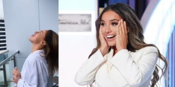 (VIDEO) მეზობლის რეაქცია აივანზე გასული ნუცა ბუზალაძის სიმღერაზე