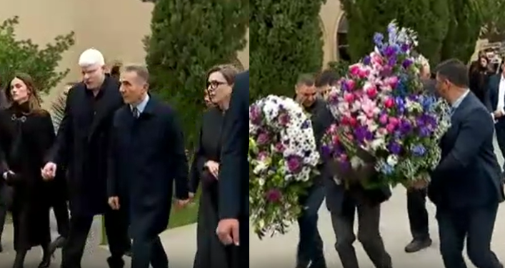 ცნობილი სახეები, რომლებიც ლაშა ბასლანძის სამოქალქო პანაშვიდზე იმყოფებოდნენ