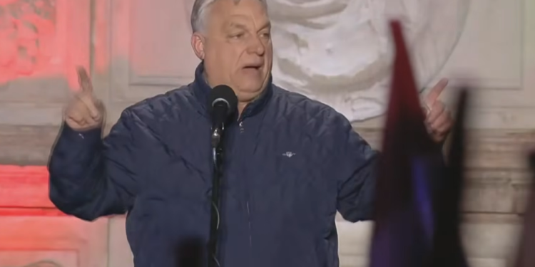 (video) რა მოხდა უნგრეთში აქციაზე, სადაც ორბანი სიტყვით გამოდიოდა?